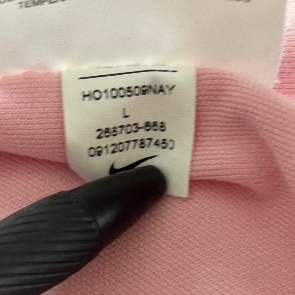 Nike Golf Dri-FIT Pink Short Sleeve Polo Shirt Womens Large Preppy - Picture 13 of 13